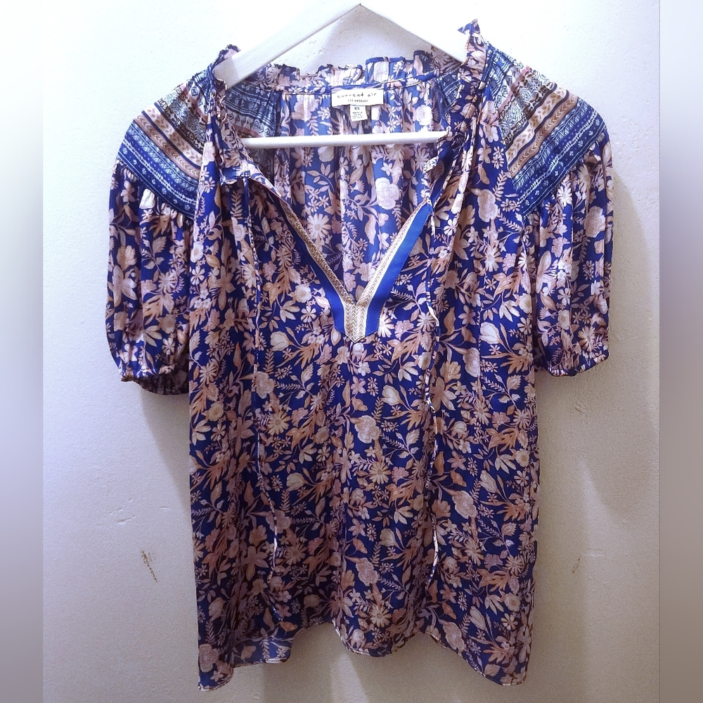 Current Air | Floral Blouse